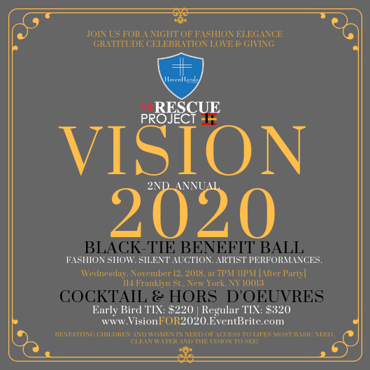 Vision 2020 Benefit Ball Returns for a Second Annual Event to Continue Raising Awareness on Eye Health and Clean Water Sanitation